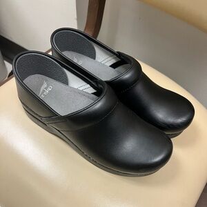 Dansko Black Slip-On Clogs